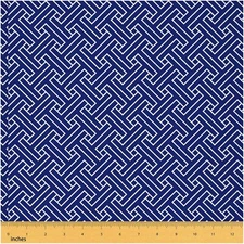 MazeMaster Greek Key: Geometric Lattice Upholstery Fabric.
