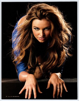 MARIA KANELLIS WWE DIVA WRESTLING 8"X10.5" Magazine Clipping Young