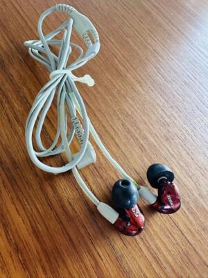 Shure SE535LTD Earphone Sound Isolating Monitoring Red Excellent