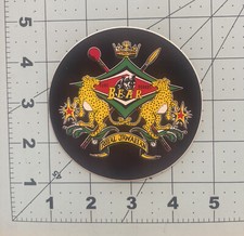   BEAR  ROYAL JAWAIIAN   Vintage    Sticker / Decal  AB 