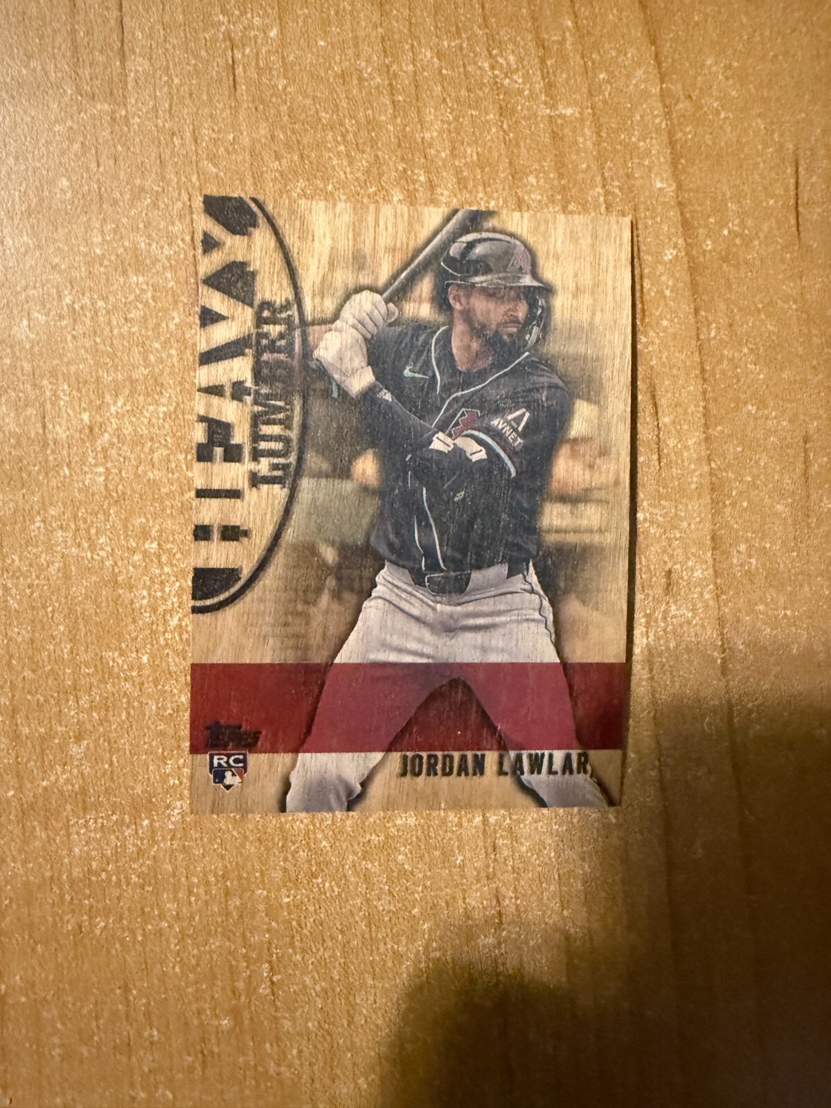 2024 Topps Update - Jordan Lawlar - Heavy Lumber SSP Wood Insert Rookie RC