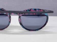 Variety Sunglasses Women Men Round Black Multicolored Purple Vintage 80s