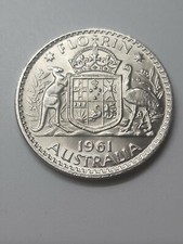 Australian 1961 FLORIN CH UNC