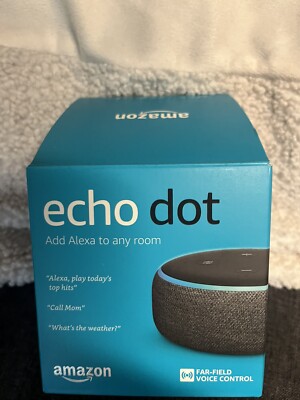Amazon Echo Dot 3rd Gen Smart Speaker with Alexa - Charcoal