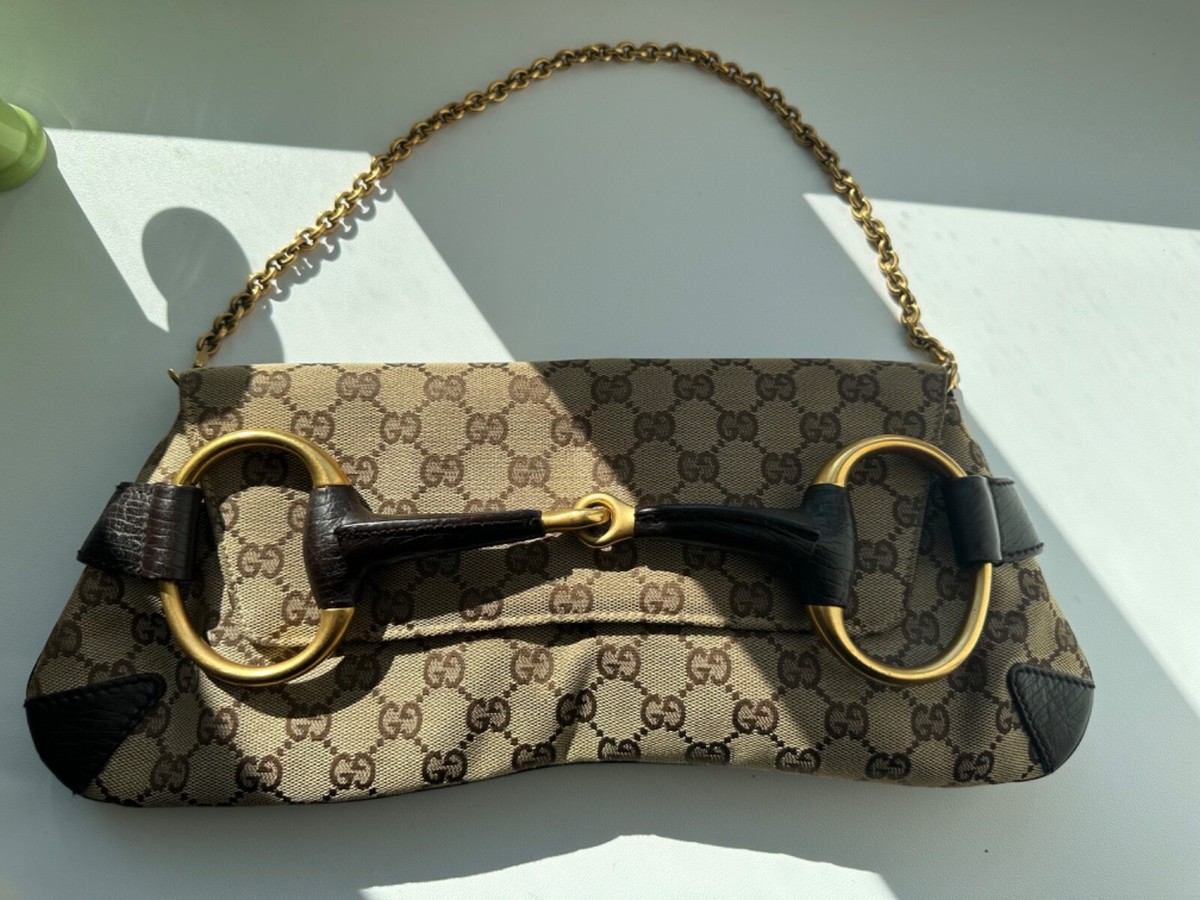gucci x tom ford 1955 horsebit chain cloth bag vintage | eBay