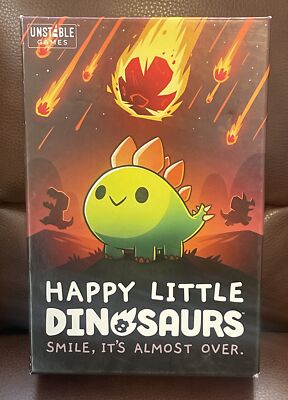 Happy Little Dinosaurs Smile its almost over Unstable Games Sealed Cards READ