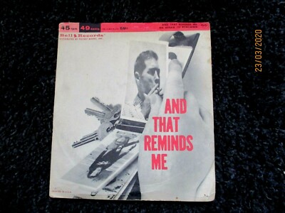 Bruce Adams A Affair To Remember Edna Mc Griff US Press 1957