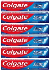 Colgate Cavity Protection Toothpaste with Fluoride, 6oz - 6 Pack