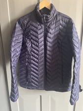 Eastern Mountain Sports Downtek Lightweight Puffer Coat Packable Jacket M Purple