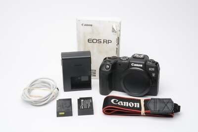 Canon EOS RP Mirrorless body, batt, charger, strap, Only 1K Acts