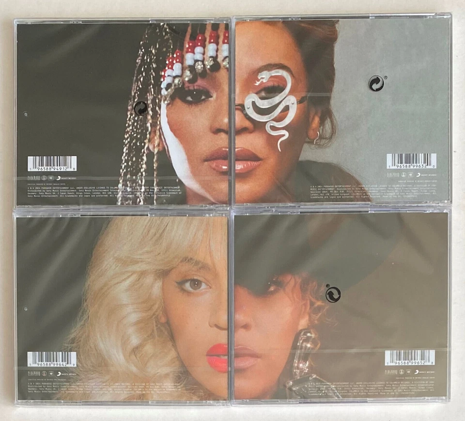 BEYONCE * ACT ii - COWBOY CARTER * 4x ALTERNATE CD TRAY ARTWORK SET * SEALED! - Image 3 of 4