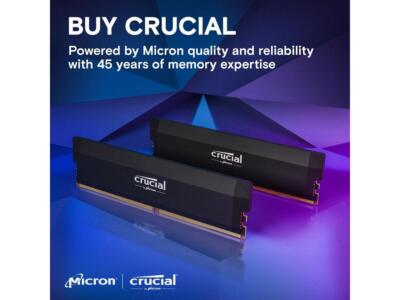 Crucial Pro Overclocking 32GB (2 x 16GB) DDR5 6000 (PC5 48000