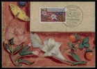 GERMANY MK 1985 FRUITS STRAWBERRY BUTTERFLY BEE FLOWERS MAXI CARD MC CM 'm5840
