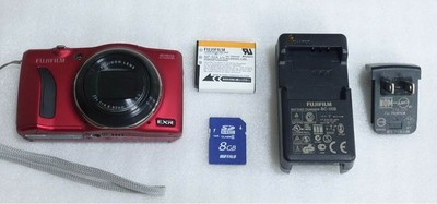 MINT]FUJIFILM FinePix F800EXR RED Digital Camera 16MP 20x Optical  
