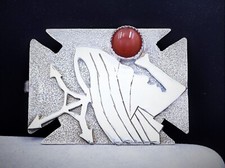 Vintage DMD Derek McKay Duncan GREAT WIZARD Carnelian and Sterling Silver Money