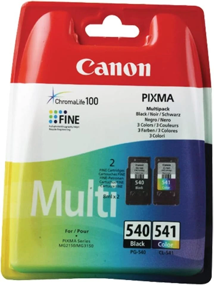 Canon PG-540/CL541 C/M/Y Druckertinte Multipack - je 1 FINE Druckkopf mit 8 ml - Bild 4 von 4
