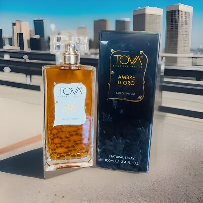 Tova Beverly Hills Ambre D'oro Eau de Parfum Spray for Women 3.4 fl oz