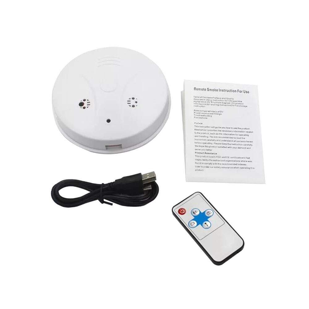 Secret Camera Smoking Detector Motion Smoking Fire Alarm Detector Video Recorder