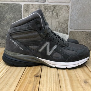 New Balance 990 V4 Mid Sneaker Boot Grey MO990GR4 Men's ...