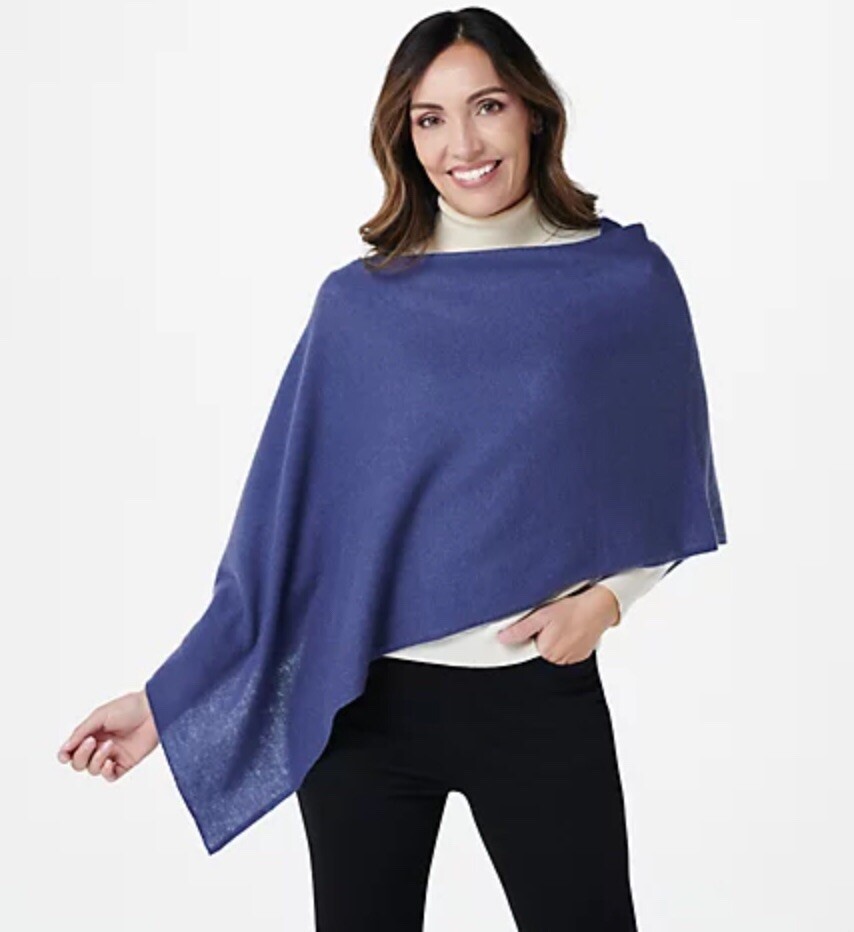 Vivid Cashmere by In Cashmere 100% Cashmere Poncho Winter Vivid Cashmere by In Cashmere 100% Cashmere Poncho Winter