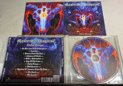 MASTERS OF DISGUISE - ''ALPHA/OMEGA'' - RARE GERMAN SPEED METAL CD 2017