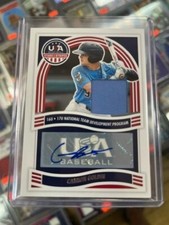 2024 Panini USA Stars & Stripes CANNON GOLDIN RC Jersey Patch AUTO RELIC RPA