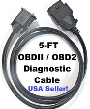 OBDII OBD2 Cable for BARTEC USA WHEELRITE TECH 400 TPMS Diagnostic & Reset Tool