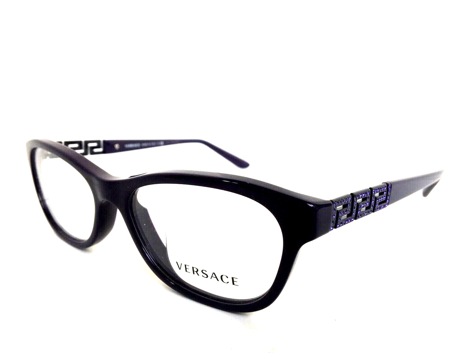 Versace Mod. 1232BA6450 Purple 54mm Cat Eye Women display picture 3