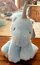 FAO SCHWARZ 6" PLUSH BABY UNICORN - BABY BLUE