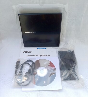 ASUS SDRW-08D1S-U Extern Optical Disc Drive Black Vertical/Horizontal 2 MB wBox