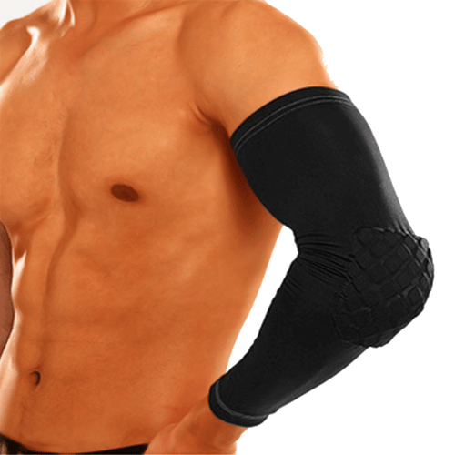 Compression Sleeve Arm Elbow Support Brace Joint Honeycomb Pad Arthritis Fitness - Picture 13 of 19
