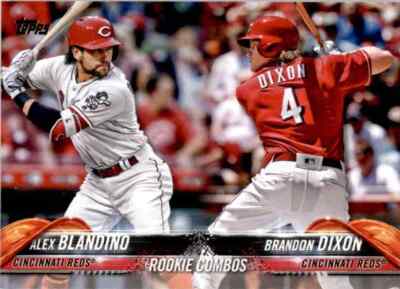 2018 Topps Update Series Alex Brandino / Brandon Dixon RC Cincinnati Reds #US28