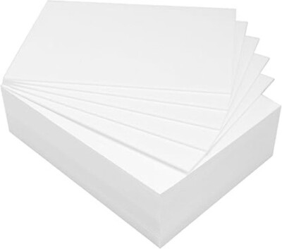 8x Schaumstoffplatte 280 x 355 mm, 5 mm starke Styroporplatte weiß leicht beschädigt