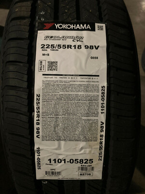 4 New 225 55 18 Yokohama Geolandar CV Tires | eBay