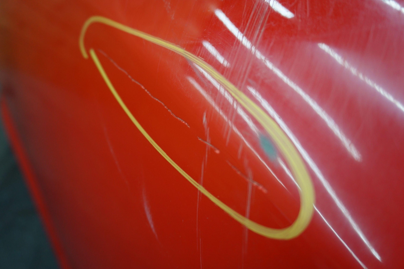 Right Passenger Door Shell Red 65909011 OEM Ferrari 360 Spider Modena *Note*
