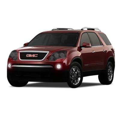 External White Switchback+ LED Fog Light Halo Ring Kit for GMC Acadia 07-2