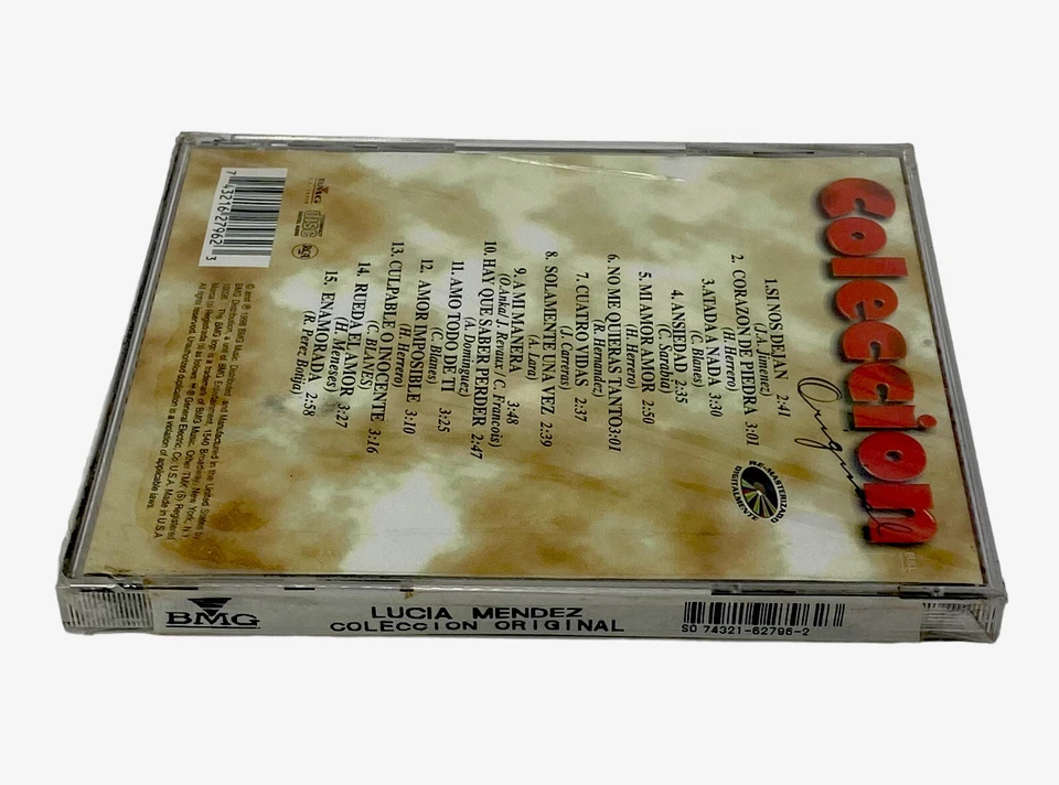 Lucia Mendez: Coleccion Original (CD, 1998 BMG Music) Spanish Latin New Sealed. - Image 3 of 4