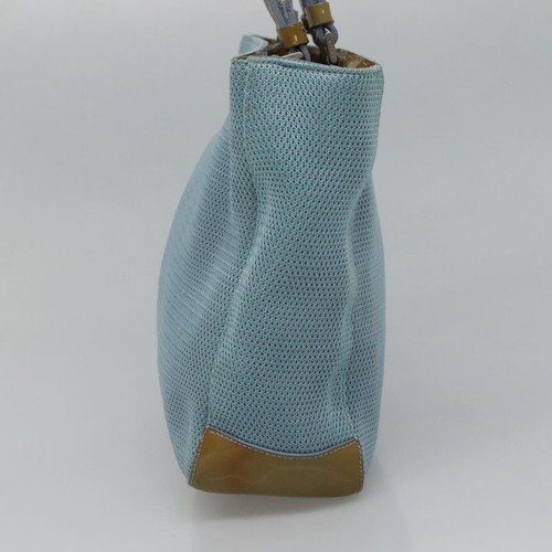 Borsa a mano sportiva Prada nylon blu chiaro originale 114691 - Foto 4 di 24