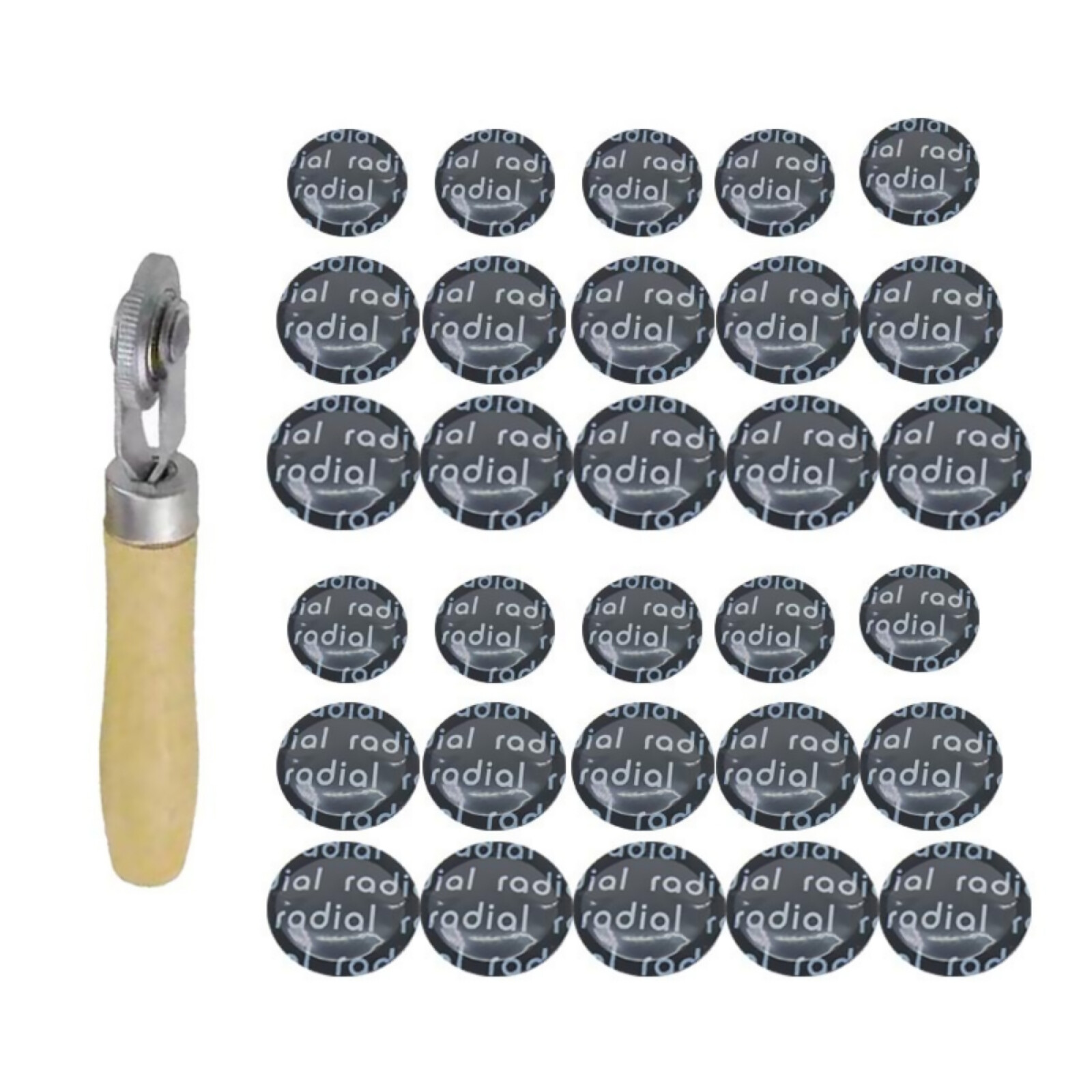 Car Tire Repair Kit Roller Auto Patch Roller Motorcycle Wheel Repair Kit