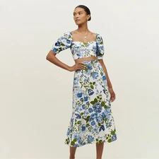 NWOT REFORMATION Sunnie Lucca Floral Skirt set Two Piece sz 2