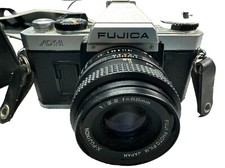 FUJICA AX-1 Exposure Meter Auto w/ 55MM Xfujinon 1 : 2.2 Japan Camera With Case