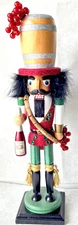 Hollywood Nutcracker by Holly Adler - Wine Barrel Hat Christmas Nutcracker 18"