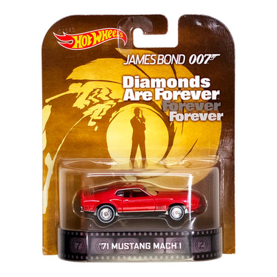 HOT WHEELS '71 Mustang Mach 1 Entertainment Premium Bond 007 Ford BDV01 2014