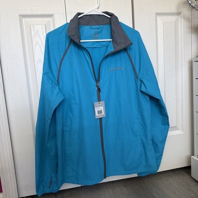 Apple Care Employee Turquoise Windbreaker Jacket Size S/P NWT