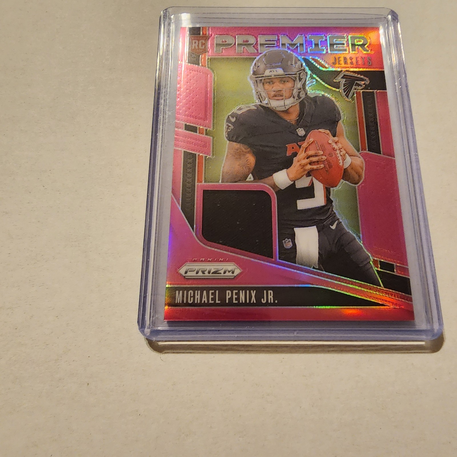 2024 Prizm Michael Penix Jr. Premier Jerseys Pink (RC) #PJ-MPJ