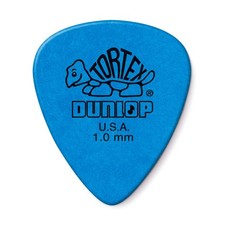Jim Dunlop Tortex Standard Pick 1.0MM - 12 Pack 1.00 mm, Blue