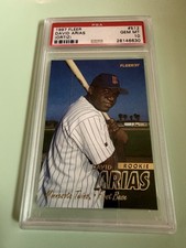 david ortiz rookie card psa 10 ? ? 1997 Fleer David Arias. rookie card picture