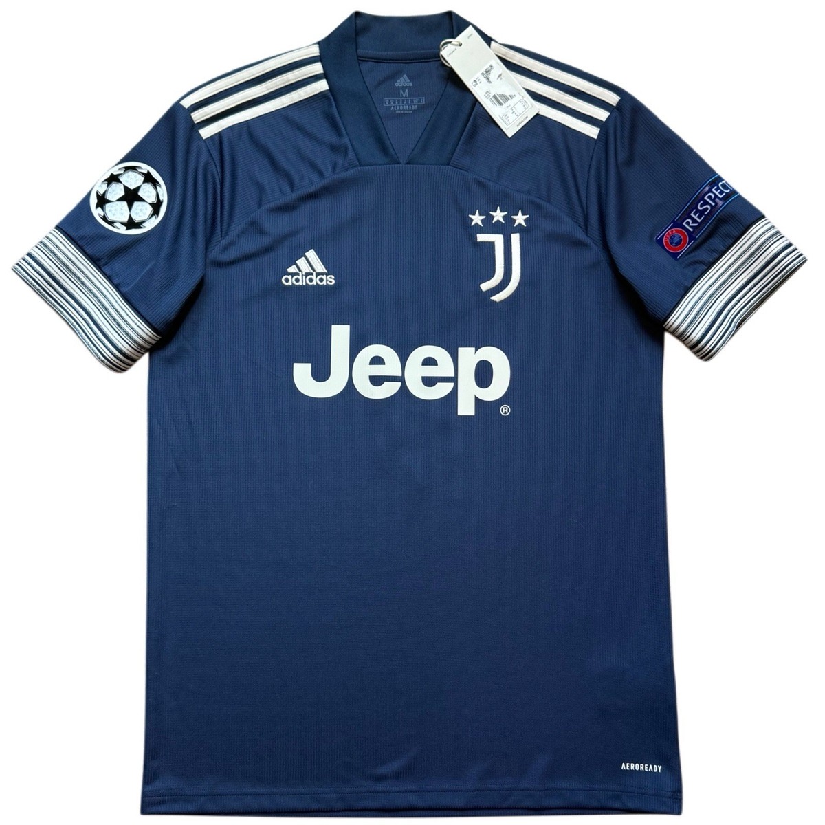 2020/21 Juventus Away UCL Jersey #7 Ronaldo Medium adidas
