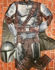 Star Wars The Mandalorian Kids Costume Medium 8-10 NWOT Jazwares Youth Halloween