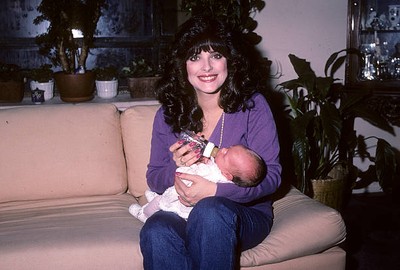 Actress Lisa Loring daughter Marianne Stevenson on January 31 1984- Old Photo